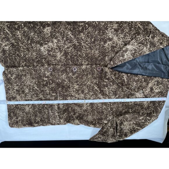 Pronti Collection By Phita Brown Textured Blazer SKU 7533 Size XL - Picture 5 of 13